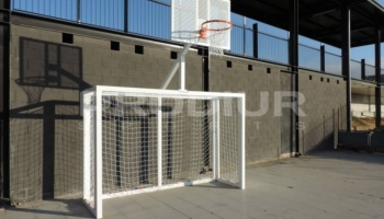 PORTERIAS FUTBOL CON CANASTA BASQUET EN BARCELONA